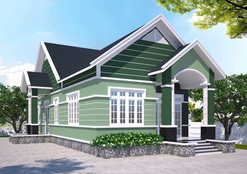 Top màu sơn nhà đẹp bên ngoài nhà cấp 4 được ưa chuộng hiện nay